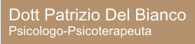 Dott Patrizio Del Bianco Psicologo-Psicoterapeuta